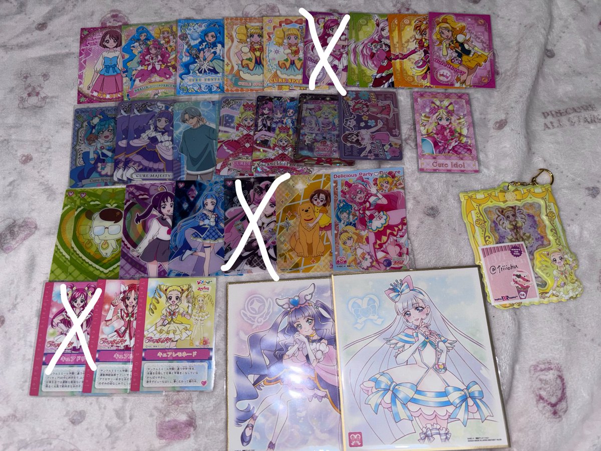 triiichu's tweet photo. @not_TL 

プリキュア ウエハース 交換

【譲】
画像1〜3
※数調整のため推しも交換に出しております

【求】
画像4
キッス12弾N最優先

難しいかと存じますがお気軽にお声がけください。 https://t.co/PkoTdZj9Me