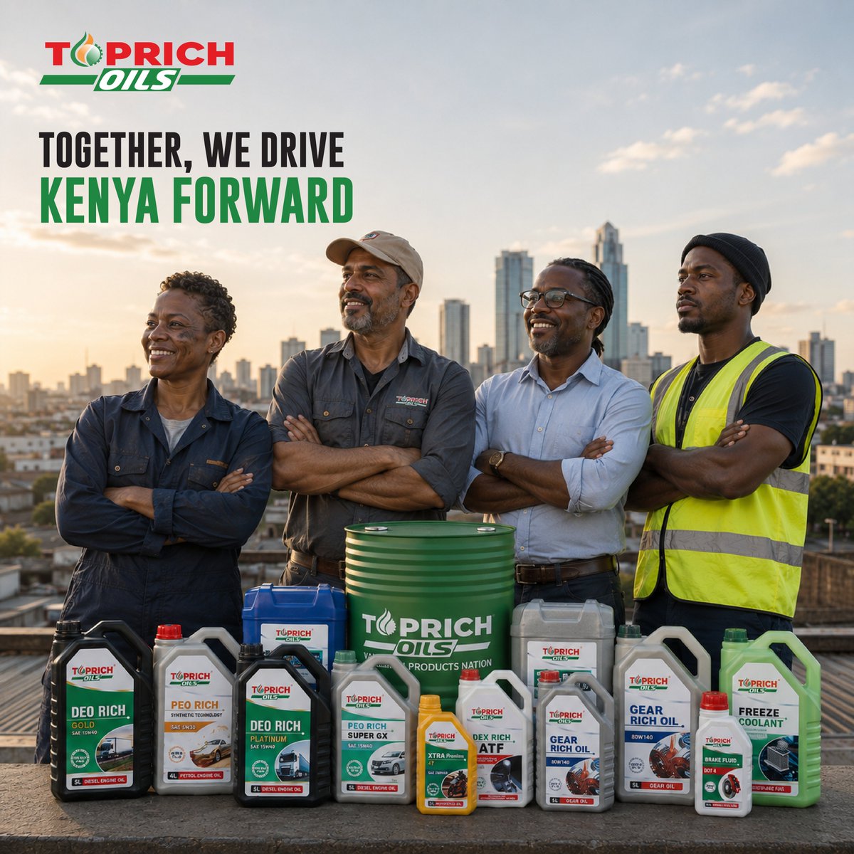 ToprichOilsKe's tweet photo. Some build. Some repair. Some deliver. Some drive. Different hustles. One nation. One purpose keeping Kenya moving.

#toprichoils #buildkenyabuykenya #poweringkenya #matatu #bodaboda #mafundi #juakali #nduthi #ᴍᴀᴅᴇɪɴᴋᴇɴʏᴀ https://t.co/JoDraHbLsR
