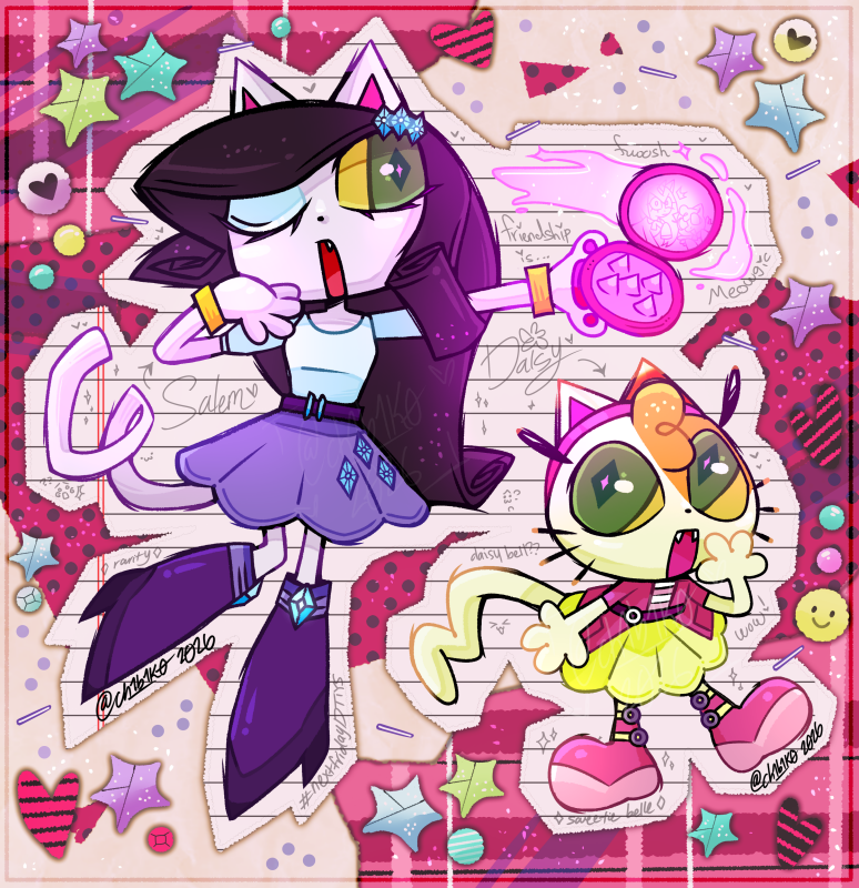 Ch1b1K0's tweet photo. Friendship is MEOWgic!💫 #nextfridayDTIYS
Congrats on 1 MILLION views @nextfridayfilm https://t.co/vhs0mQLDy6