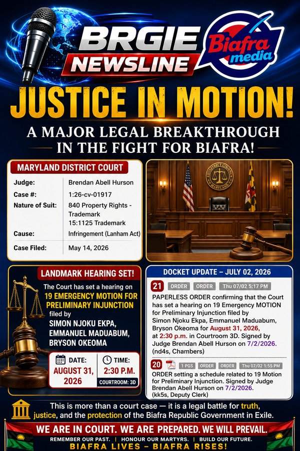 AsuitTutors's tweet photo. BREAKING  

Who Is Really Afraid of BRGIE? The Pattern Raises Questions by Edidem Unwana.

Many BRGIE supporters believe the recent attacks on the Biafra Republic Government in Exile led by PM Nkere are not isolated events but part of a broader pattern. Nigerian is lobbying  in Washington, D.C. to stop BRGIE alongside internal disputes involving leadership claims from MNK and litigation over the BRGIE name, logos, and even headquarters from Simon Ekpa Njoku, Emma MADUABUM, BRYSON OKEOMA et al.

From this perspective, the timing raises an important question: 

If BRGIE were insignificant, why has it attracted so much attention from multiple directions?

For BRGIE supporters, the message is simple: 

Remain focused, stay united, respect lawful processes, and do not allow disagreements to overshadow the pursuit of the movement's stated objectives. 
#wegonowhere