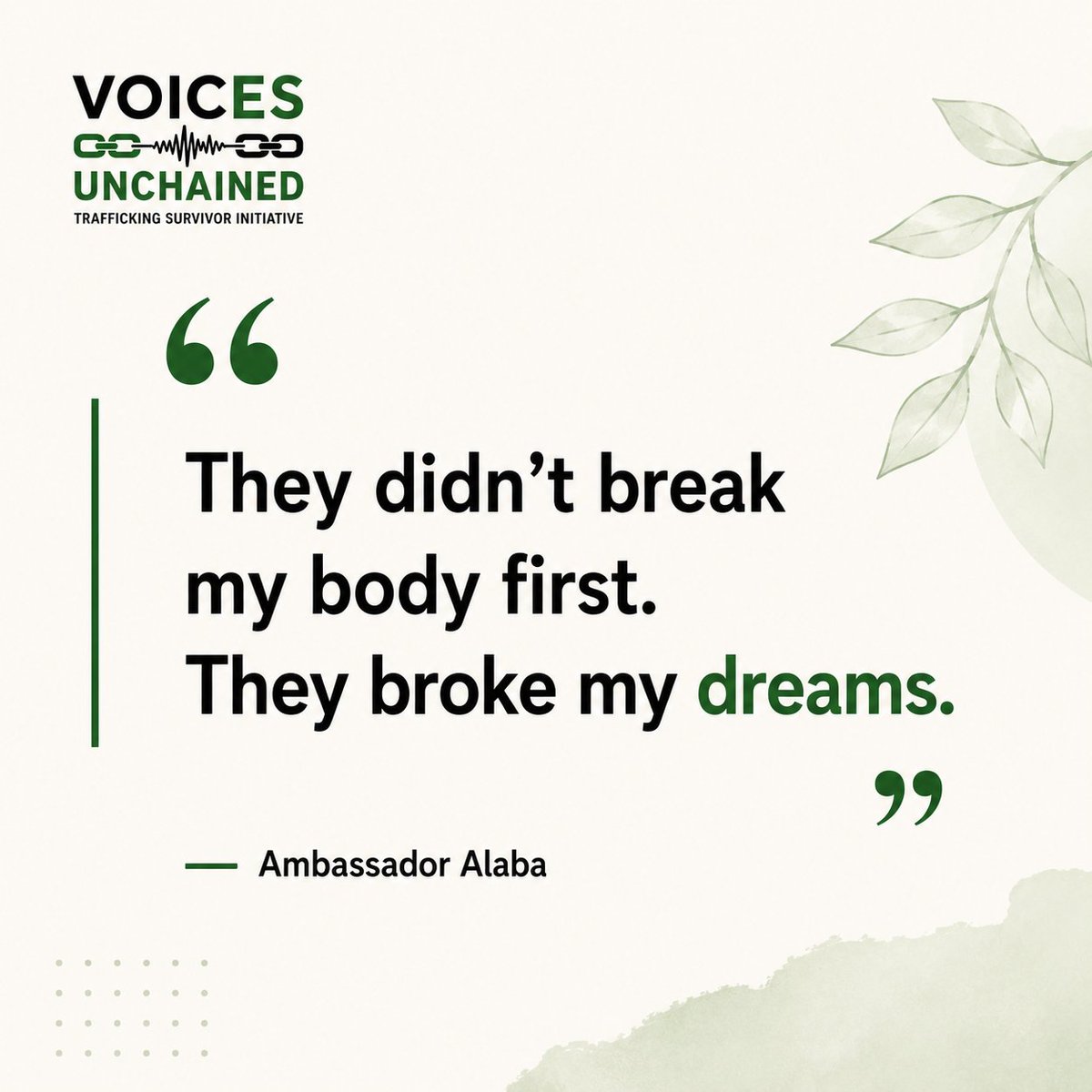 Voicesutsi's tweet photo. Trafficking often begins with deception—not chains. Stay informed. ⚠️
#KnowTheSigns #VoicesUnchained #HumanTrafficking #ForcedLabour #StaySafe #StopTrafficking #Awareness https://t.co/lg11VkkGwN