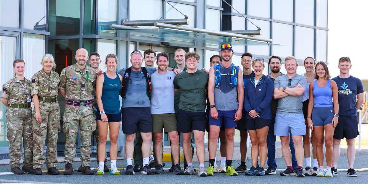 AscentFlight's tweet photo. As one team, Ascent joined RAF Valley colleagues for a remarkable 24-hour relay. The #RAFValley Whole Force Round the Island Run covers the 200km coastline of Anglesey and was a great opportunity to demonstrate the strength of relationships - and fitness - on the site. 🏃♂️ #UKMFTS https://t.co/dsiGhiwunH