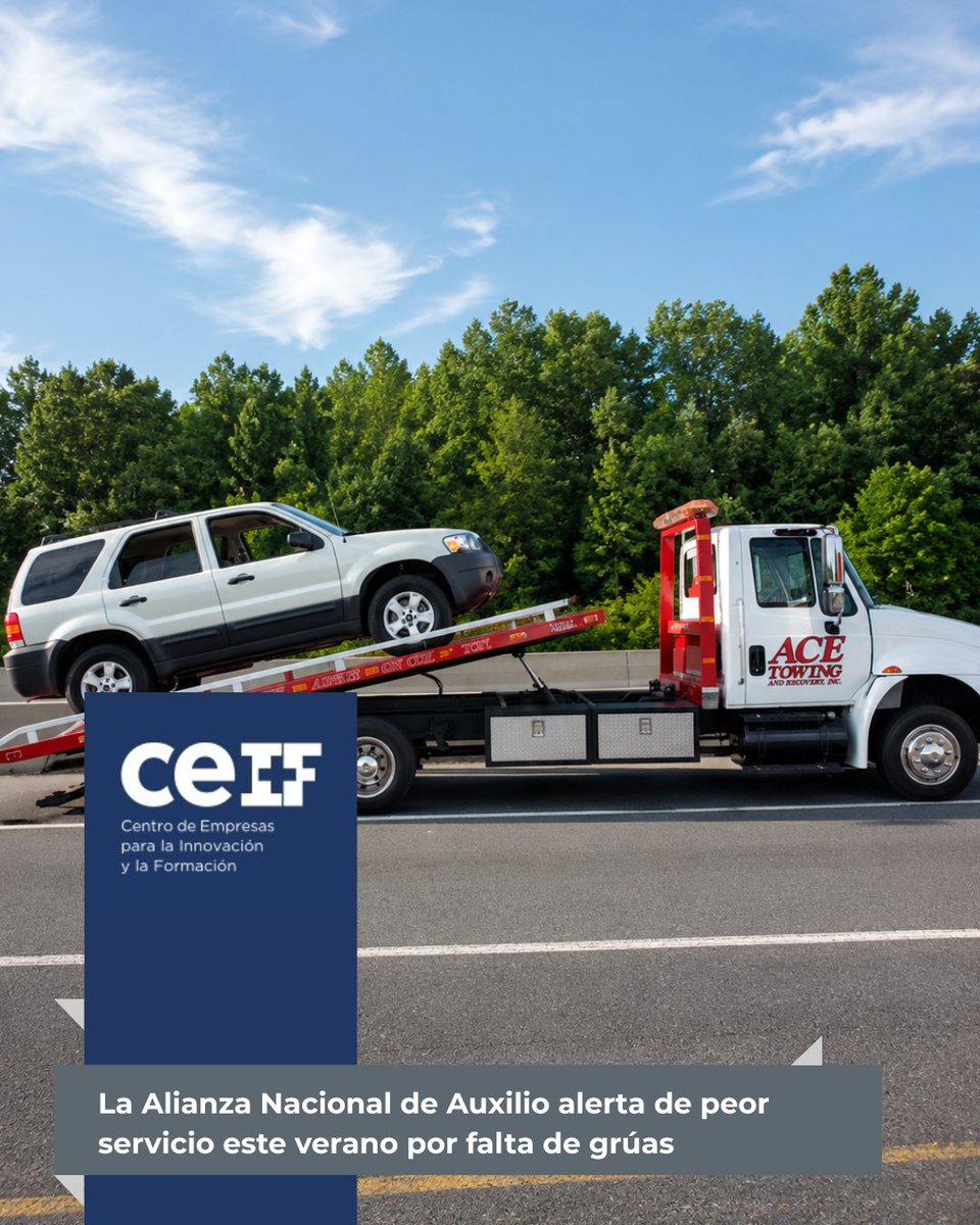 FormacionCeif's tweet photo. 🚨 Las empresas de grúas prevén un verano complicado por la falta de personal cualificado. 
En CEIF te ofrecemos cursos en logística, transporte y PRL para que estés listo para este sector en crecimiento.

🔗 Para leer más pincha: https://t.co/nkkMl9Wax5 #Oportunidades #Formación https://t.co/AWhiJnR8Bn