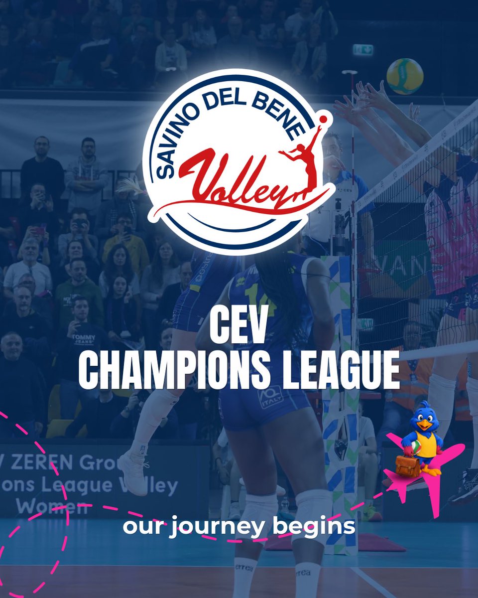 SDBVolley's tweet photo. ✈️ Passport ready. Destination: Europe.

Our seventh journey in the CEV Champions League is about to begin. A new adventure awaits. 🤍💙 https://t.co/LV3qqdPUrv
