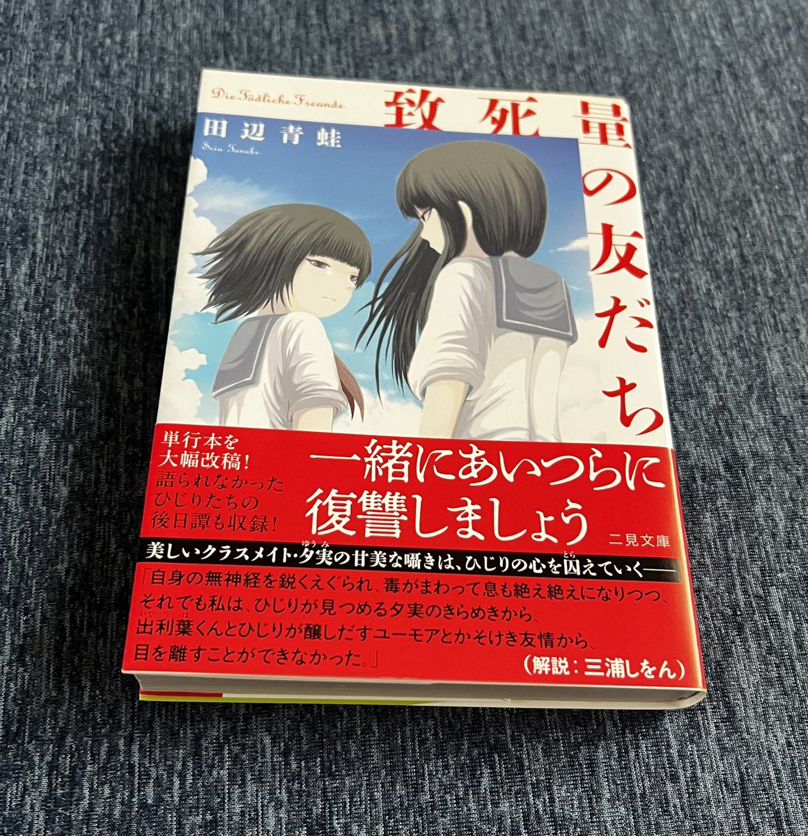 ouchi1104ouchi's tweet photo. 友情にも致死量がある。
「好き」と「執着」は違う。

無条件に他人を信じて飲食するって、
すごい信頼でもあり、その他人のことを考えない傲慢でもあるんだなぁ…

#致死量の友だち #田辺青蛙 #読書好きな人と繋がりたい https://t.co/JoBDhqspYZ