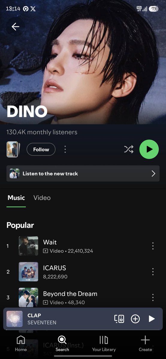 Deeshoshh's tweet photo. Nyari lagu di channel Dino ga ada, ternyata pake nama picheolin. Dari kemarin masih berusaha buat positive thingking, masih banyak kemungkinan baik di kepala gua. Ehhhh pas rilis begini. Terus itu channel buat apa kalo lagunya ga masuk di situ? Ganti ga?!!!! @pledis17_STAFF https://t.co/L8aZKUbdO2