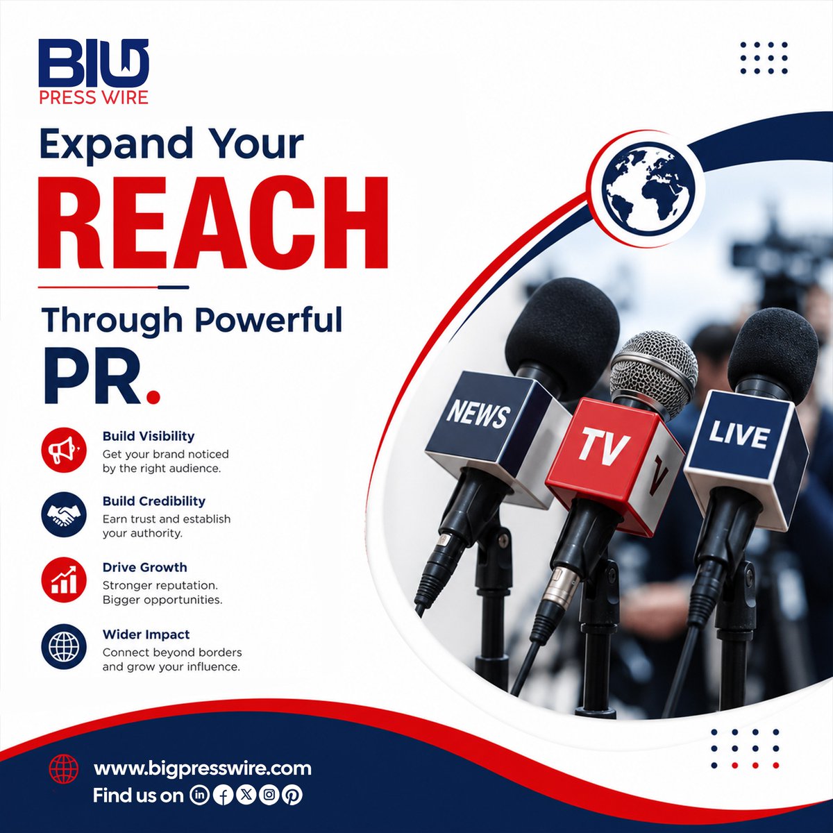 bigpresswire's tweet photo. CEO: We need more visibility.

Marketing: Let's make another social post.

Me: Or... let's get your business featured in trusted news outlets.

One gets likes.
The other builds visibility, credibility &amp; reach.

🌐 https://t.co/Dv6fbBa1SD

#PressRelease #PR #BusinessGrowth #Brand https://t.co/Kl7k4POrib