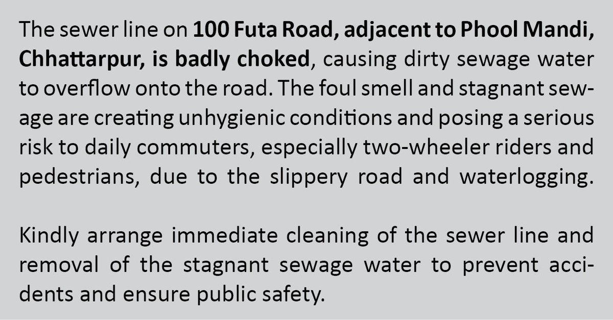 mithleshkt's tweet photo. @DelhiPwd @MCD_Delhi 

Dear sir/ma'am, kindly do the needful in public favour. https://t.co/LI9tYb5E6t