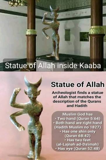 Senator_009's tweet photo. @abrahem511d @imperioabrazo @yamaltweets How can this carved statue create a thing talkless of a man? Are you normal? Many of your past sheikhs and the self acclaimed prophet has deceived your great grandfathers &amp; has passed the deceit to you, even this technology era couldn't redeem y'all from this stupidity. Sorry o. https://t.co/5RWoNln6lR