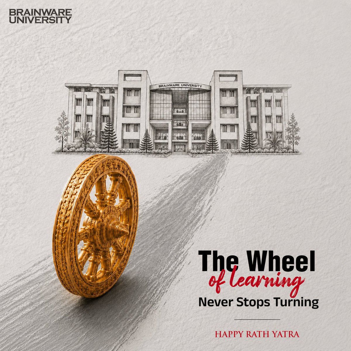BrainwareTweet's tweet photo. #HappyRathYatra #RathYatra2026 #WheelOfLearning #LearningNeverStops #IndianCulture #TraditionAndLearning #CampusCreativity #BrainwareCelebrates #KnowledgeJourney #brainwareuniversity #brainware #university #bestuniversity #topuniversitiesinindia #lifeatbrainware https://t.co/rqqt7N5Vq0