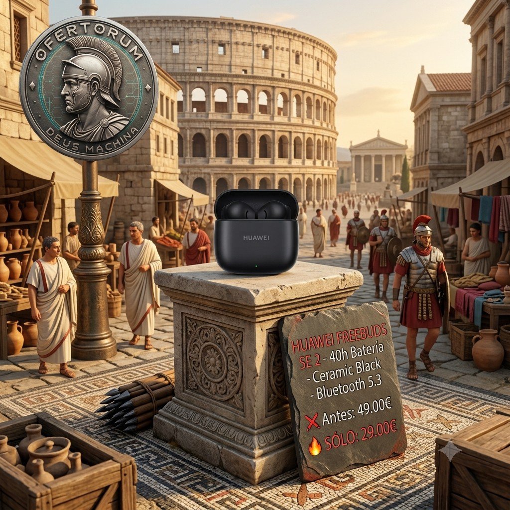 ofertorumweb's tweet photo. 🏛️¡MÚSICA PARA LOS DIOSES!🏛️
¡Ave!✋Sintoniza el Olimpo con estos HUAWEI FreeBuds SE 2. Hasta 40 horas de batería, carga rápida y resistencia IP54 para tus batallas diarias.
❌ Antes: 49,00€
🔥 SÓLO: 29,00€
🔗https://t.co/SWPs5u7hHd
#Ofertorum #Huawei #Chollo #Tecnologia https://t.co/NxuFmtrPnN