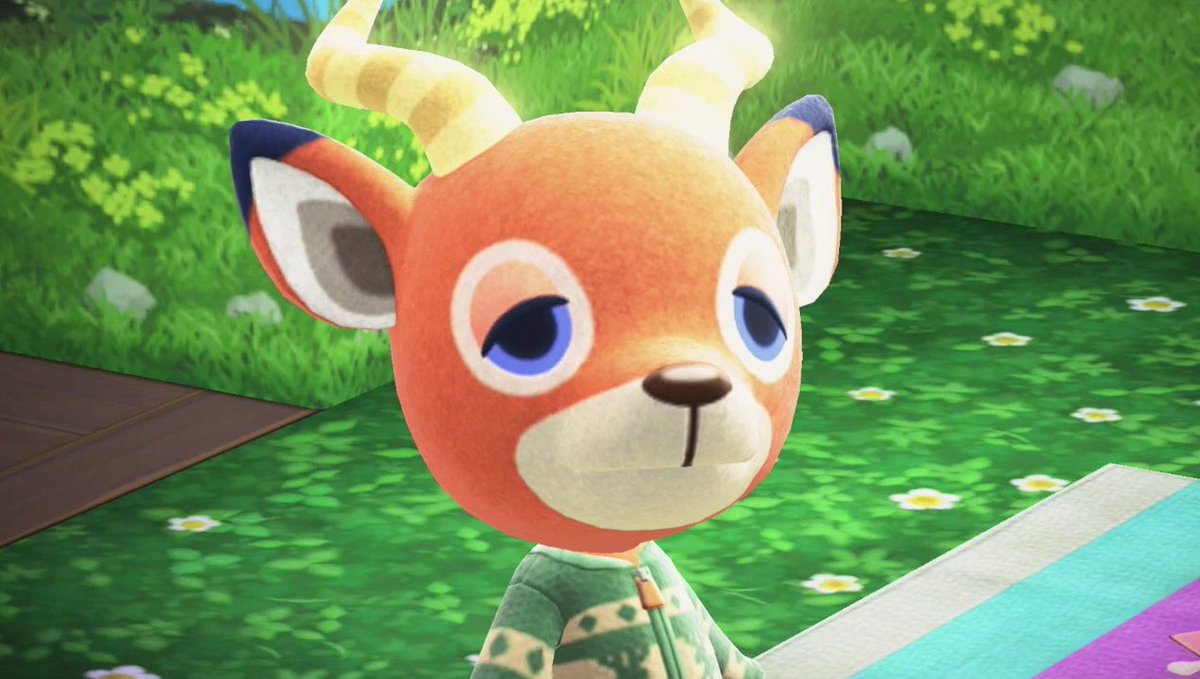 ryuga_dsmk's tweet photo. 自分さ、お友達にもAIにもどう森のキャラなら鹿のペーター君に似てるって言ってもらえるんだけど🤔似てる〜？🦌

逆にペーター君に似せていこうかな⁉️ https://t.co/VBr1wFViZi