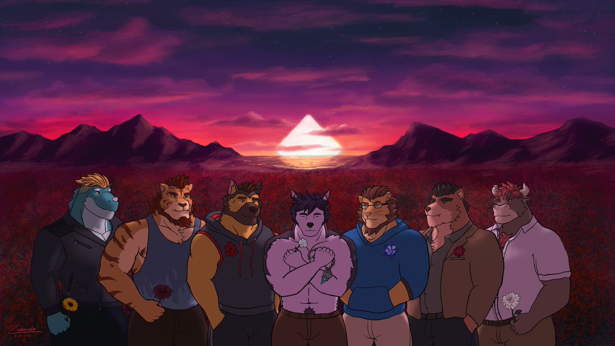 zepherado's tweet photo. A breathtaking moment near the Erebus Sea. 

Happy 8th year anniversary to my favorite visual novel!

#AFCLVN #Afterclassvn #Furryart https://t.co/4kN2VEhzDv