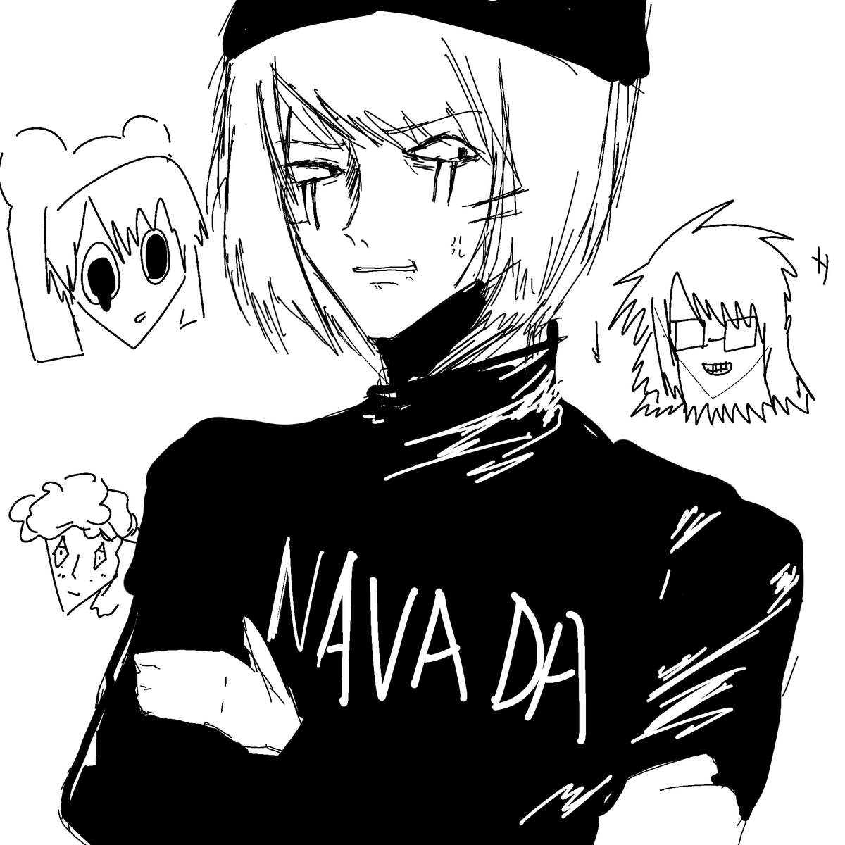 carsonlovkitty's tweet photo. I feel like I haven't drawn this for a long time# #ranfren #nyen #fanartㅤㅤㅤㅤ https://t.co/cgtwuvbJBT