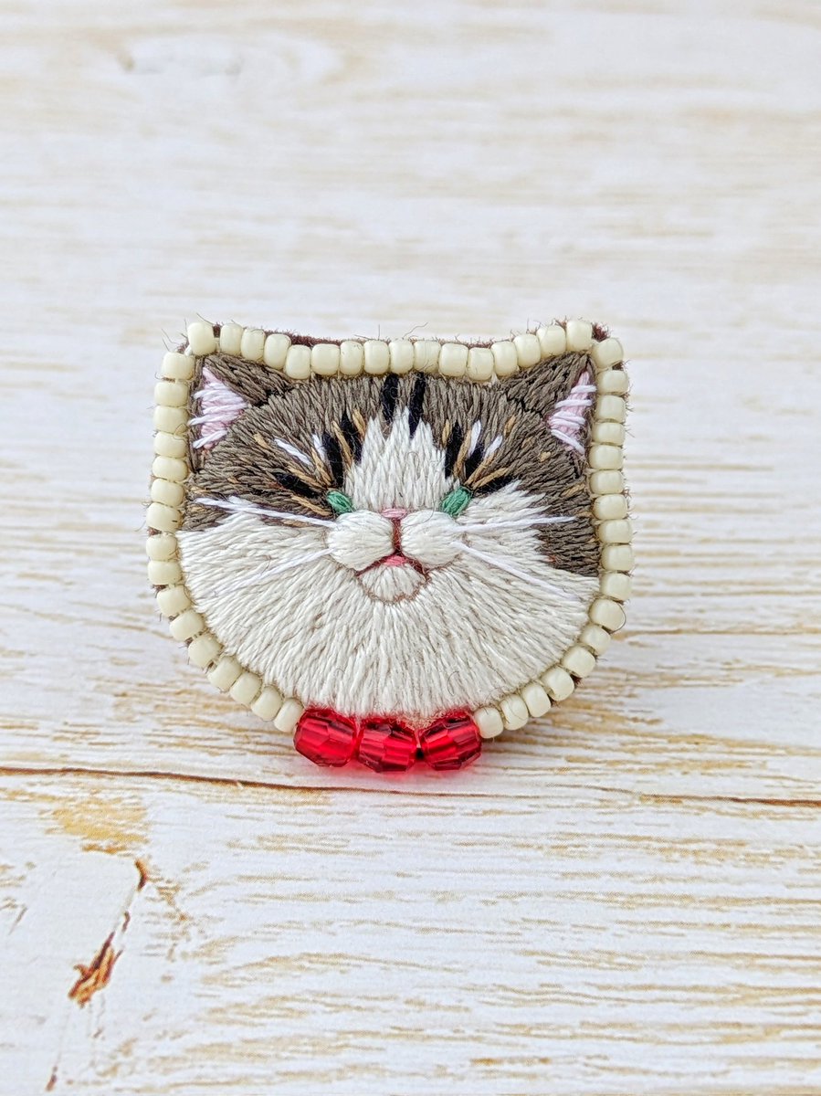 豆《ネコの刺繍 》 (@mame85023) / Posts / X