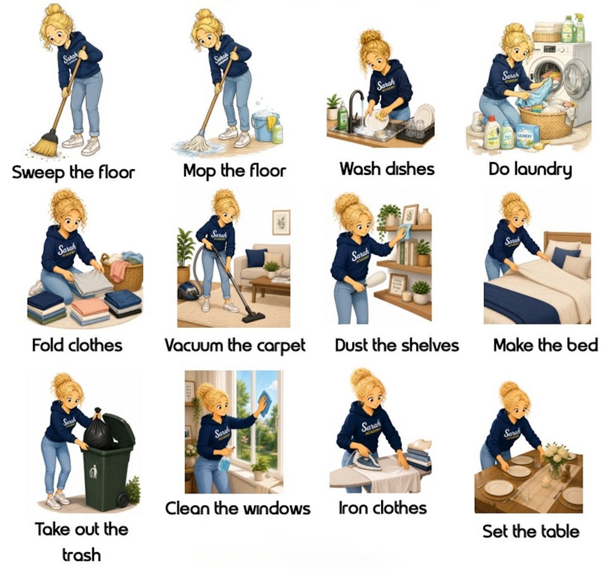 RealEvilEnglish's tweet photo. Household Tasks https://t.co/ZN5v6JKmPa