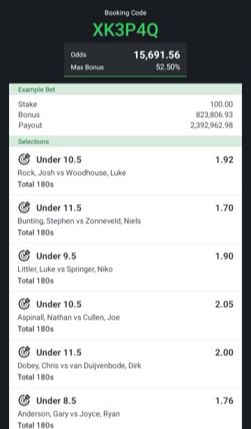 pstar___'s tweet photo. Darts ๐ฏ
Main game
๐ฅ15k odds
Edit
#LiveScoreBet
๐ฅ60 odds
โถ๏ธ a67ls https://t.co/4DwlxNaOIj