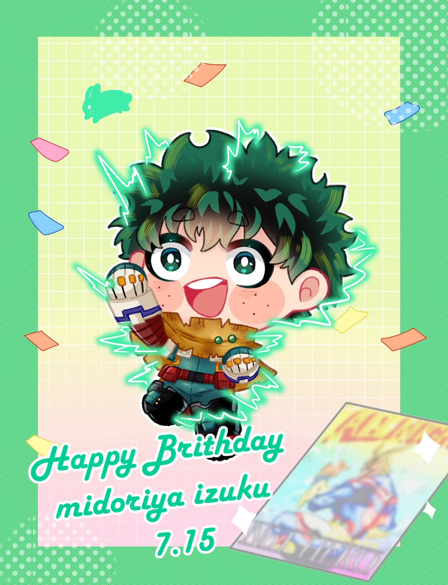 Nichapa82899211's tweet photo. HBD : midoriya izuku 2026🥦🎊🎁
.
สุขสันต์วันเกิดนุเด วาดด้วยความเร็วแสงเลย🥰
#緑谷出久生誕祭2026 
#緑谷出久誕生祭2026 https://t.co/O42QfkEE7D