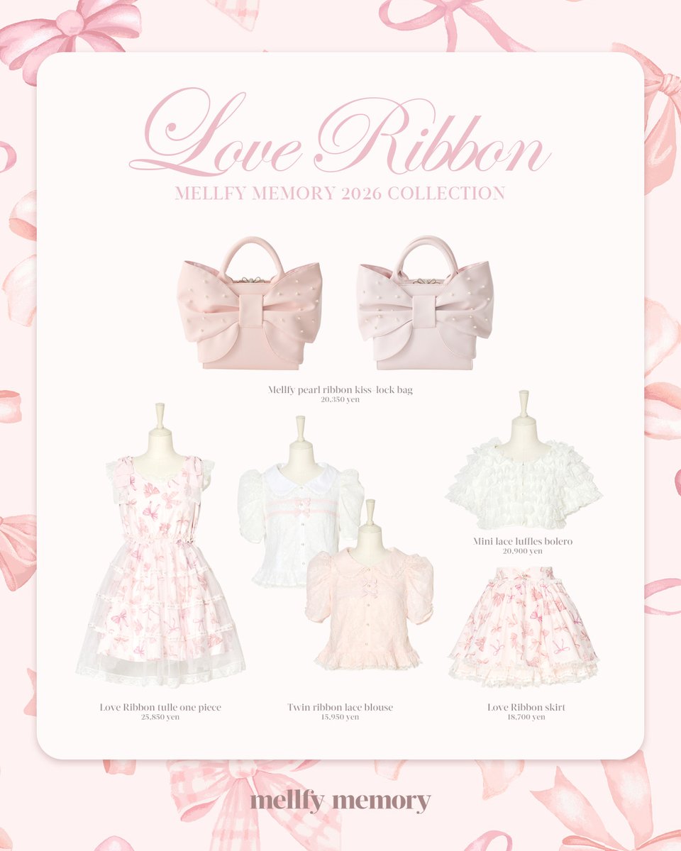 🎀 2026 New collection 💞 ⁡ ～𝘓𝘰𝘷𝘦 𝘙𝘪𝘣𝘣𝘰𝘯