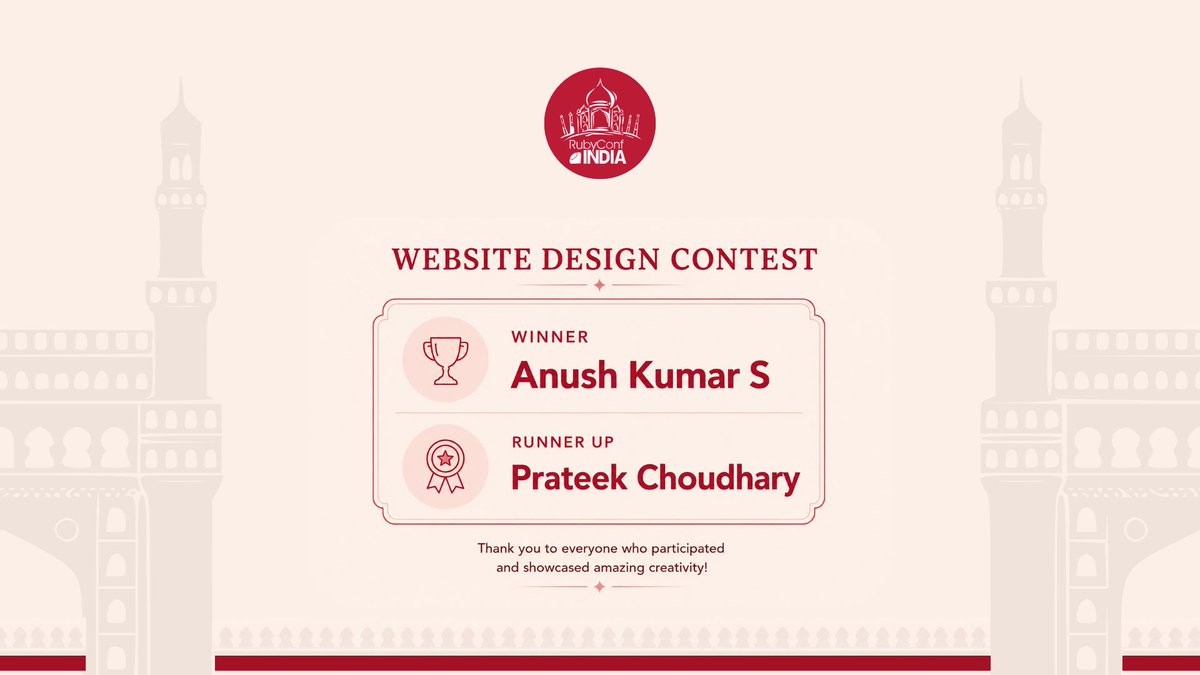 RubyConfIndia tweet media