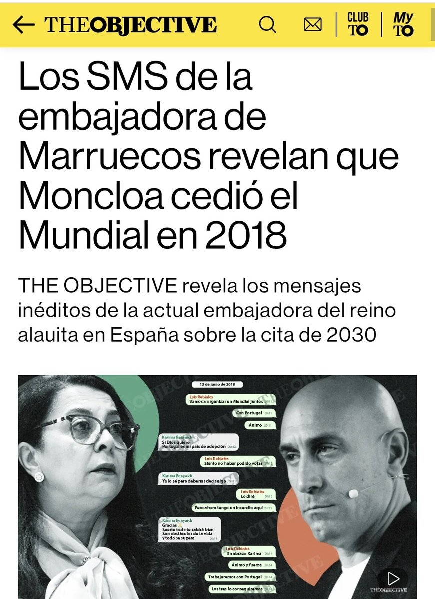 criaturina's tweet photo. LA SUMISIÓN A MARRUECOS... HASTA EN EL FUTBOL
YOU'VE BEEN PSOED 

😱😱 Los SMS de la embajadora de Marruecos revelan que Moncloa les cedió el Mundial en 2018.

 https://t.co/loXgoeEixK https://t.co/DulUOKG3SM