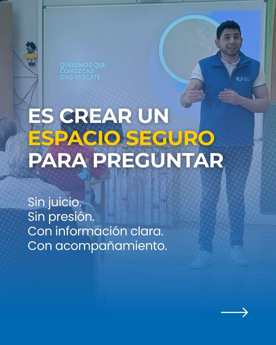 ongrescate's tweet photo. En ONG Rescate impartimos talleres de sensibilización sobre las violencias de género que enfrentan las mujeres migrantes.

Formación para mejorar su prevención y detección, conocer sus derechos y favorecer una respuesta adecuada y segura.

#violenciadegénero #mujeresmigrantes #sensibilización