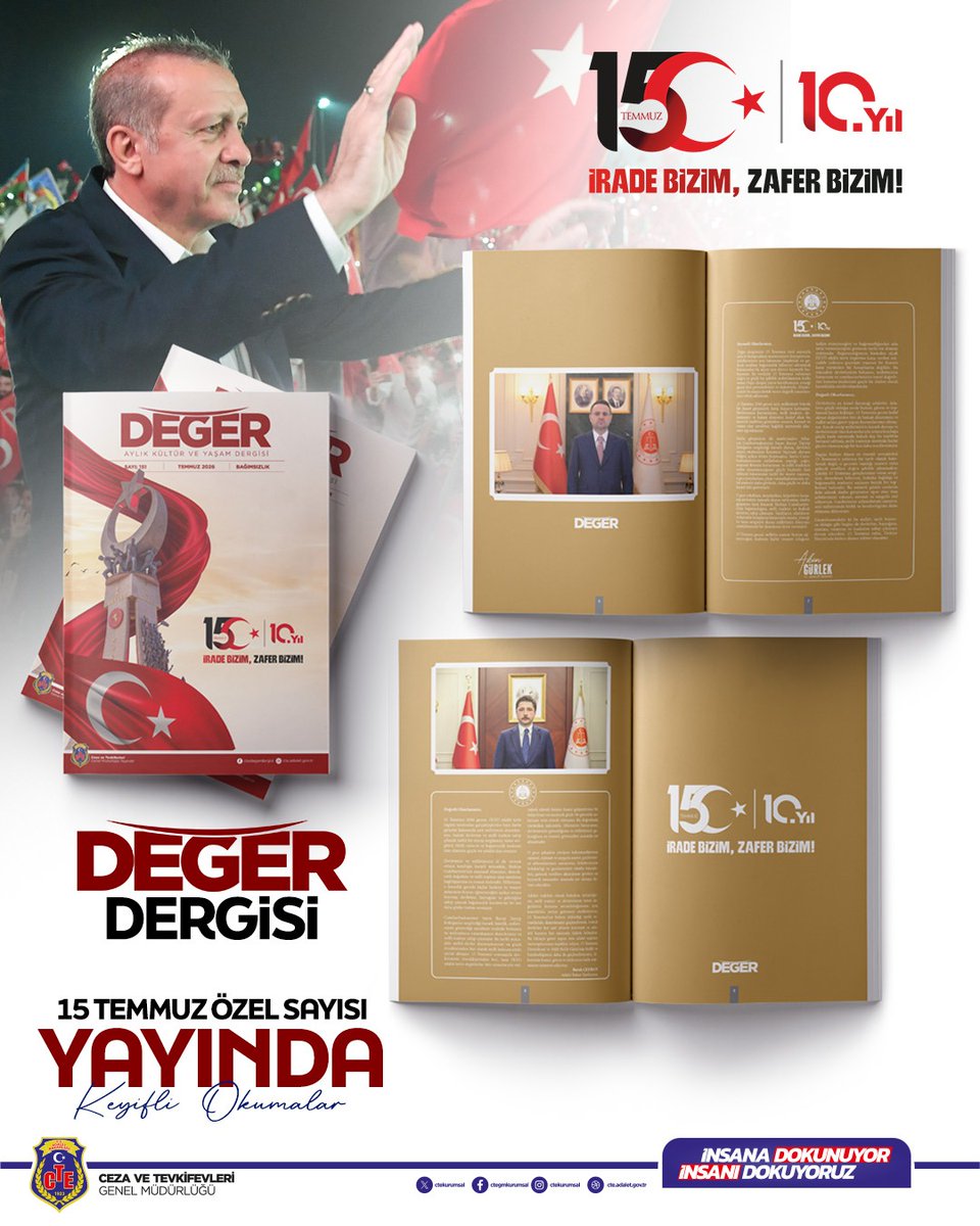 ctekurumsal's tweet photo. Değer dergisinin #15Temmuz özel sayısı yayımlandı.

➡️https://t.co/bqUlwAxGxc https://t.co/NdYKqGPlJP