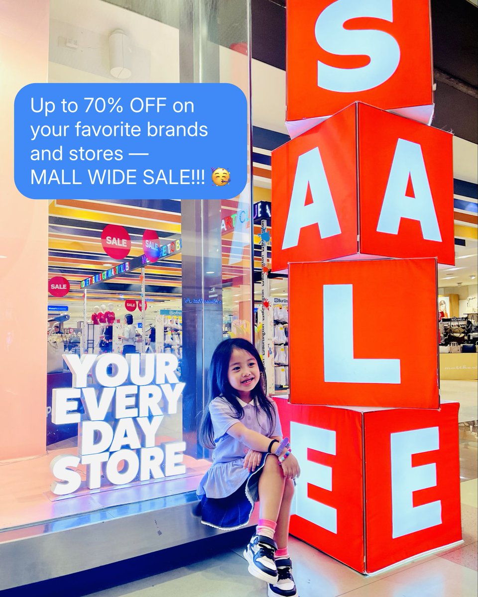 mrsjanedomingo's tweet photo. #TheGreatNorthernSaleAtSM is finally here!!! โจ๐ฅณ Up to 70% OFF mall-wide sale! ๐ซ Enjoy that #SupersizedExperiencesAtSM ~ shop โtill you drop here at The Great Northern Sale!!! ๐ #GalaToTheMax @smnorthedsa, #SMFam! ๐๐ป๐ https://t.co/RheOFa2kHs