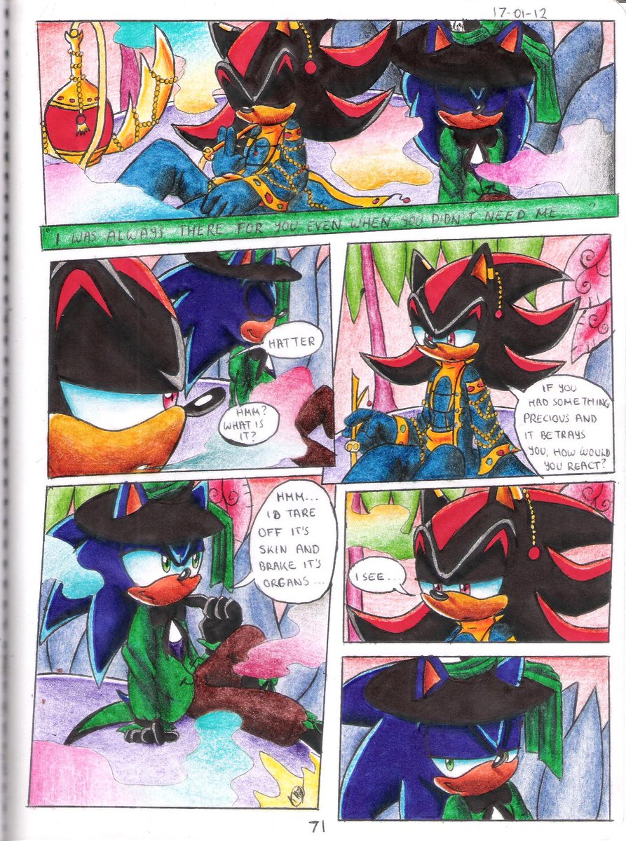 Auro_Doughnut's tweet photo. Amy in wonderland pages 69-72
#sonadow #sonicthehedgehogart #shadowthenedgehog #amyrose #tailsthefox #sonicteam #sega #sonic #shadow https://t.co/NK8cpIWPON