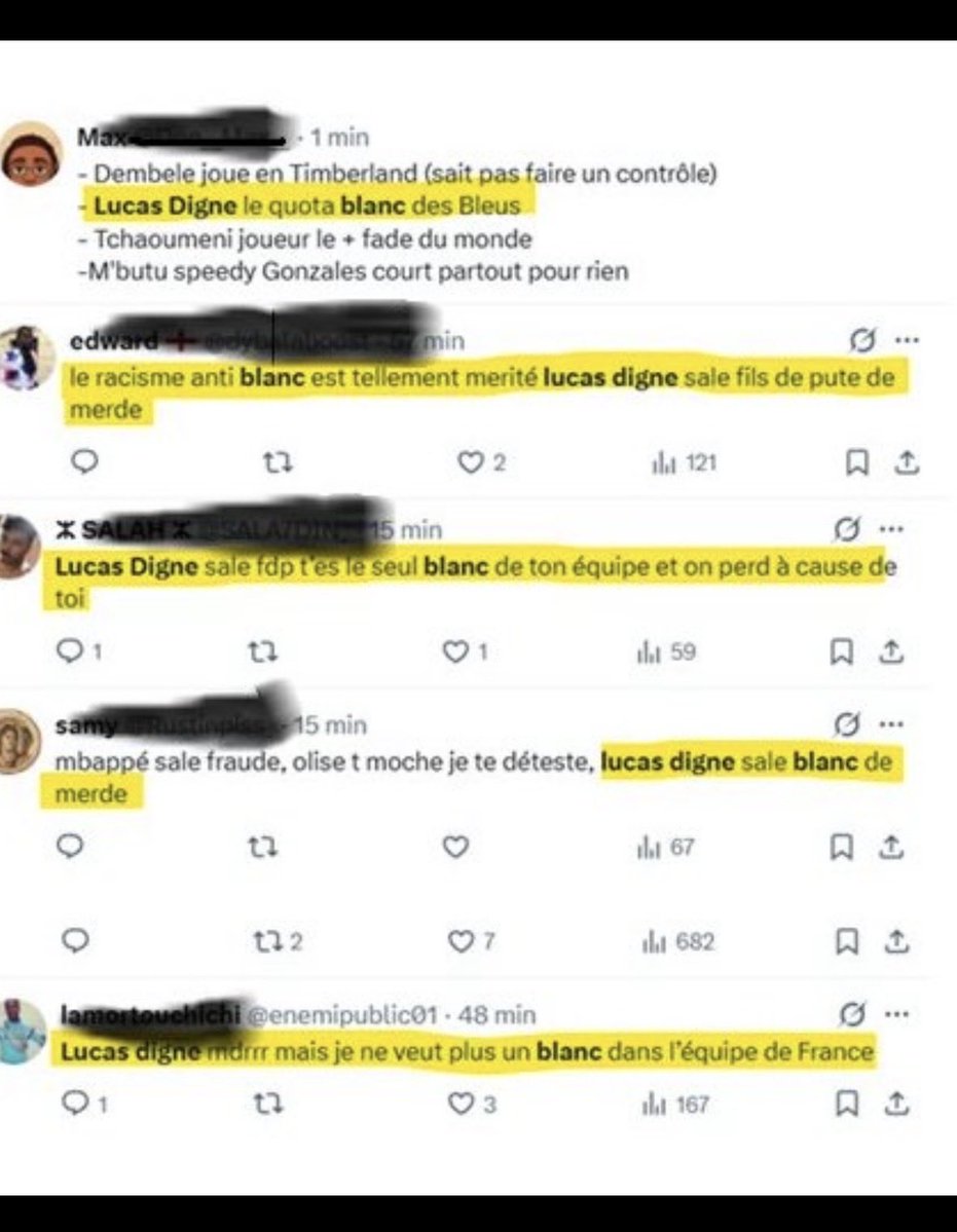 Magelya777's tweet photo. @Alexlevrier @KMbappe Ce genre de racisme ? https://t.co/XiCaZQAGzD