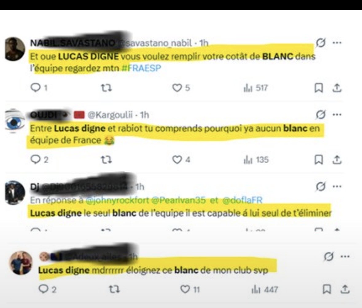 Magelya777's tweet photo. @Alexlevrier @KMbappe Ce genre de racisme ? https://t.co/XiCaZQAGzD