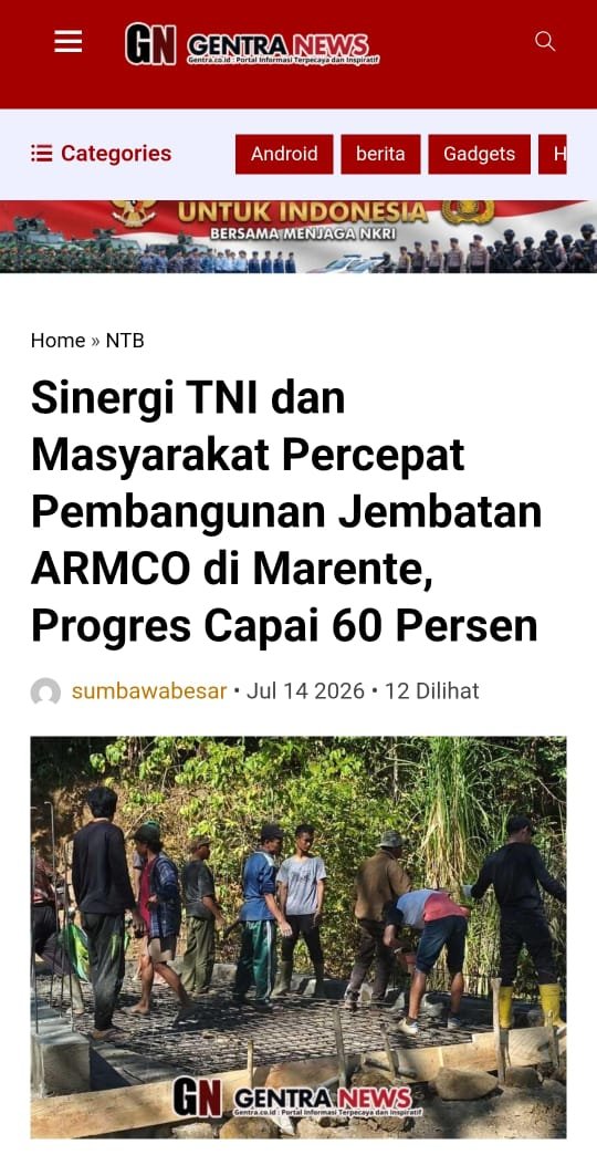 MaxNamman's tweet photo. Tanah Indonesia yang dipertahankan dan diciptakan TNI bersama rakyat adalah pusaka berharga untuk anak cucu kita kelak.
Hadir Bantu Membangun https://t.co/iNAQWwRJpq