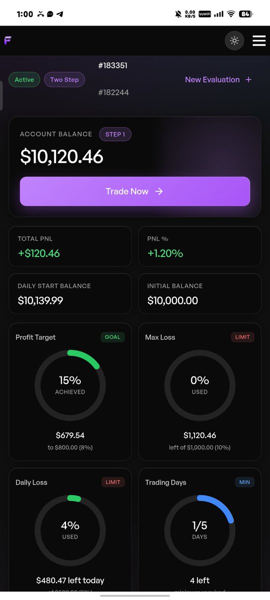 X_Mania2's tweet photo. After passing a $5,000 funded account and receiving my first payout, I've now taken the next step with a $10,000 funded account. 🚀
 Just bought a $10,000 funded account from TheFundedRoom
Excited to start this journey and give it my best. 📈

#thefundedroom #propfirm
#trading https://t.co/yLaKX1YvDH