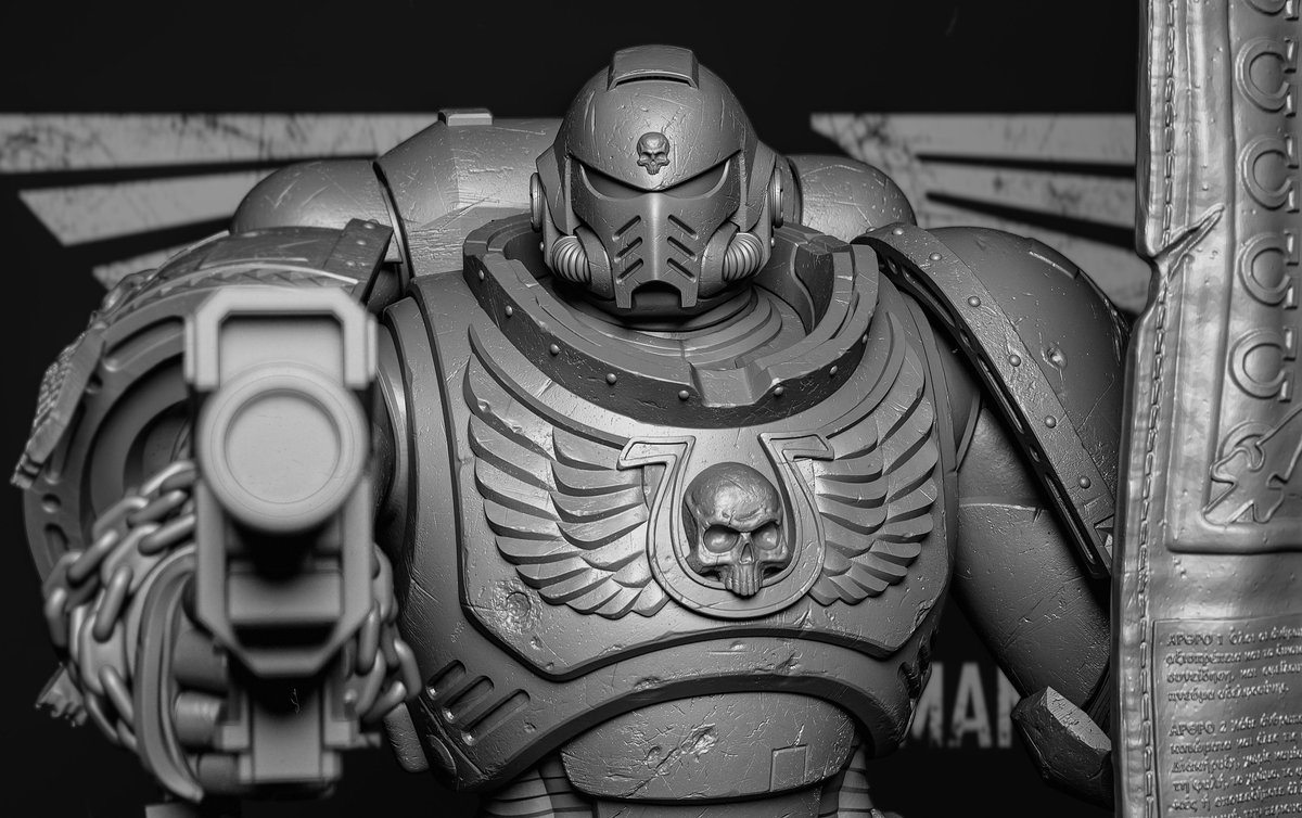 pank_arts's tweet photo. --Lieutenant Demetrian Titus--from Warhammer 40,000: Space Marine 2

#Warhammer40K #SpaceMarine #3DArt #ZBrush #3DPrinting #Collectibles #Miniatures #DigitalSculpt 
#sideshow #prime1studio #hottoys https://t.co/XuAJ7BeVbh