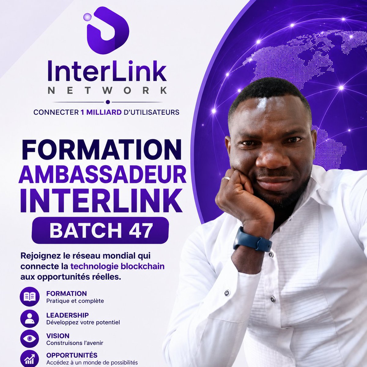 Crypto85283608's tweet photo. *VOUS VOULEZ VRAIMENT DEVENIR AMBASSADEUR INTERLINK ?* 

1- Avez-vous un compte Twitter, Facebook ?
2- Avez-vous un compte télégramme ?

🔹 PROCÉDURE DE CANDIDATURE:

 *Étape 1 :* 
Déposez votre candidature Veuillez compléter tous les champs obligatoires du formulaire d’inscription ci-joint. https://t.co/5lXZ5p7lHS 

👉 Ton Gmail 
👉 Ton pays
👉 Ton ID télégramme (Nom d'utilisateur ) commençant par @
👉 Ton ID INTERLINk 
👉 ID de l'ambassadeur  qui t'a invité à faire la formation d'ambassadeurs ( 687544)
👉 Lien de ton compte Twitter (X) ou Facebook.

 *Étape 2 :* 
 Rejoignez le groupe de soutien L’adhésion à notre groupe de soutien officiel est obligatoire pour rester informé(e) du calendrier de formation et des annonces. https://t.co/ohv9S0Kh1C 

 *Étape 3 :*

 Suivez l’état de votre inscription Les candidats peuvent consulter l’état de leur inscription dans le fichier de la liste des candidats ci-joint. https://t.co/omuoHCXjNL

*REJOIGNEZ LE GROUPE WHATSAPP DE FORMATION APRÈS INSCRIPTION*👇
https://t.co/JkCeD22t9h