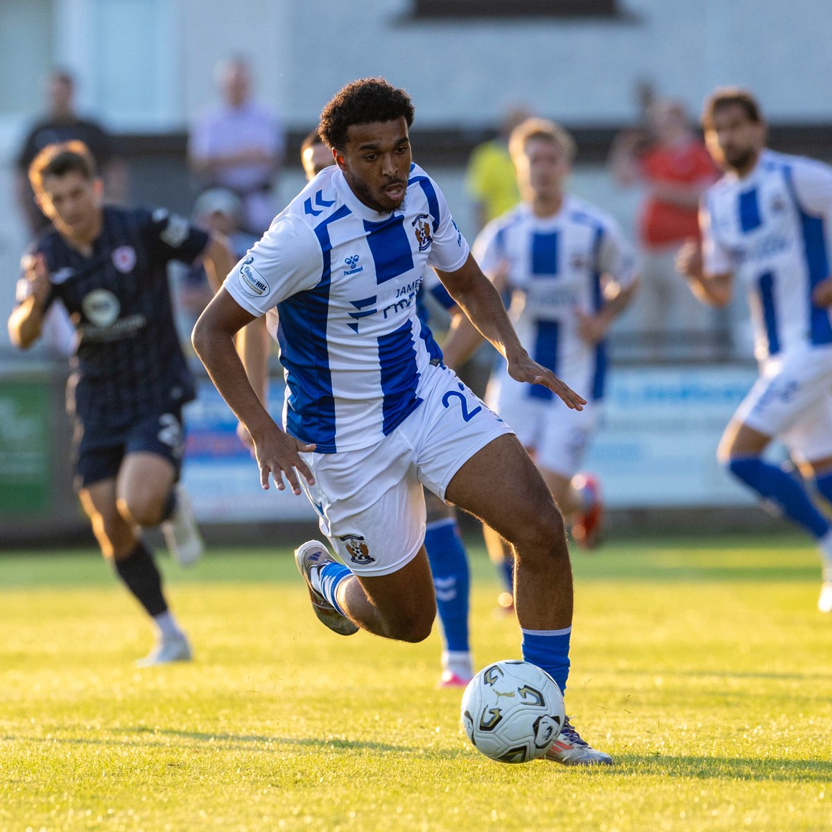 KilmarnockFC's tweet photo. Competitive Killie debuts for Roshaun, Erik &amp; Ieuan. 💙 https://t.co/MAckPMZ6BV