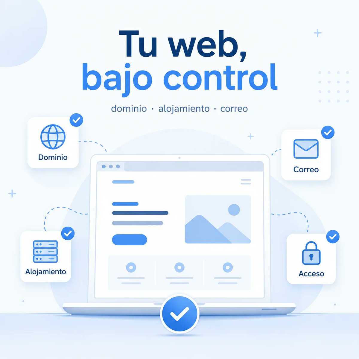 Lasguias's tweet photo. ¿Tu empresa tiene web, pero nadie sabe quién la mantiene, dónde está alojada o quién conserva las contraseñas?

Te explicamos qué revisar 👇
https://t.co/Tshl2zW2YF
#Pymes #MantenimientoWeb #Autónomos #Empresas https://t.co/yLtoYeOyqi