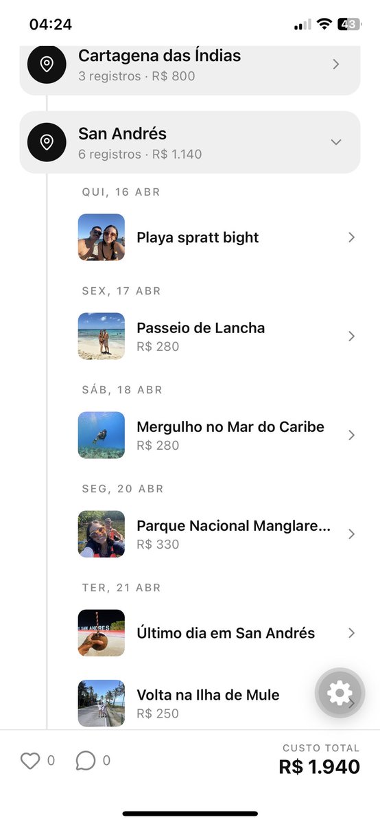 caiaocp's tweet photo. Acho que tenho uma primeira versão para testes do App 

Essa foi uma viagem real que fiz esse ano e ai surgiu a ideia, que saiu do papel para me ajudar a estudar Cloude Code https://t.co/85N011V8j4