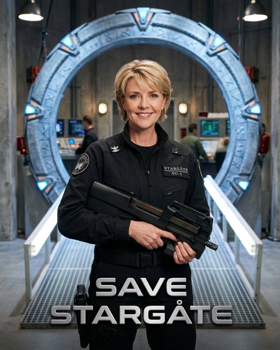 StargateZone's tweet photo. @AmazonMGMStudio Sam Carter of course! #savestargate https://t.co/Ywf6aNcDNp