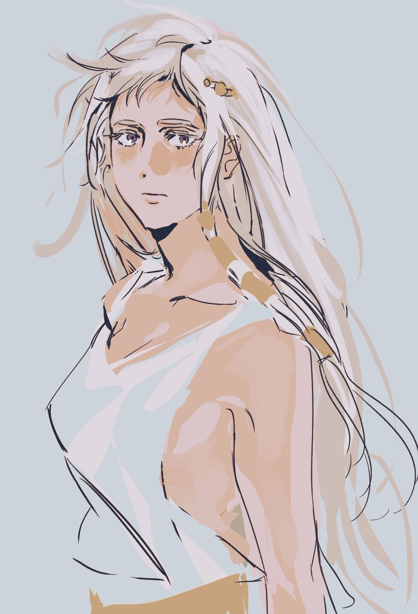 ergosum_public's tweet photo. a quick doodle bc the new hairstyel &amp; design for dany is so tea https://t.co/8DTxOm0JqO