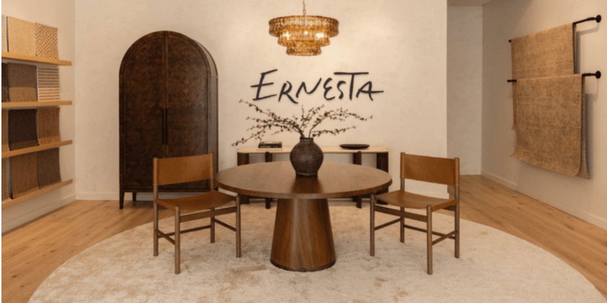 homefvc's tweet photo. 🧶✨ Ernesta expands its retail presence with its 10th custom rug showroom in Fairfax, Virginia, bringing personalised rug design and customisation services to the Mosaic District. 🏡
Read More:- https://t.co/rOmmWOkUcb
#Ernesta #CustomRugs #RugDesign #InteriorDesign https://t.co/s4wCt7Ylv1