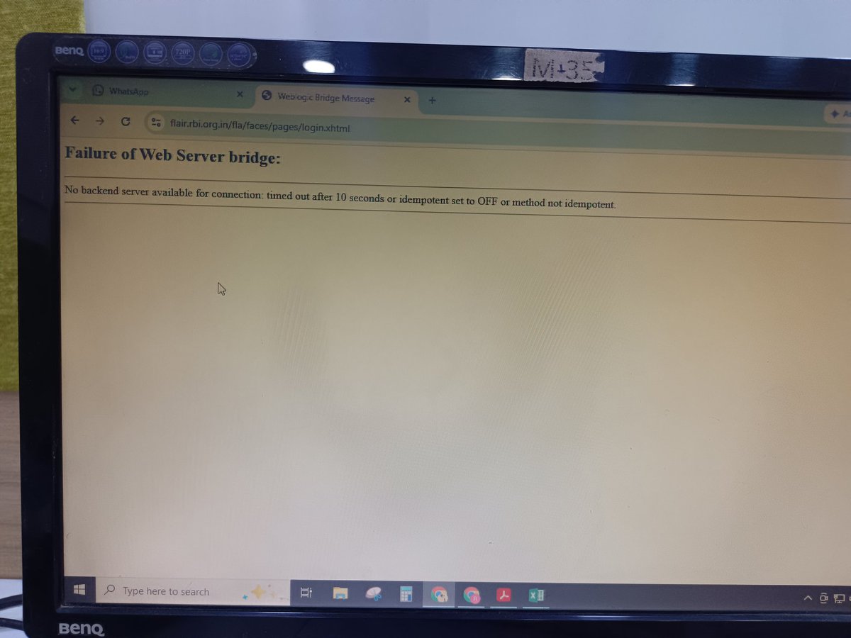 anvi_writes's tweet photo. Can someone tell me a single Govt website or portal which works perfectly on deadlines??????
Today's the last date for filing of FLA return with @RBI and this is what website looks like.
#RBI #FLA #CAstudent https://t.co/Ybu51Yympm