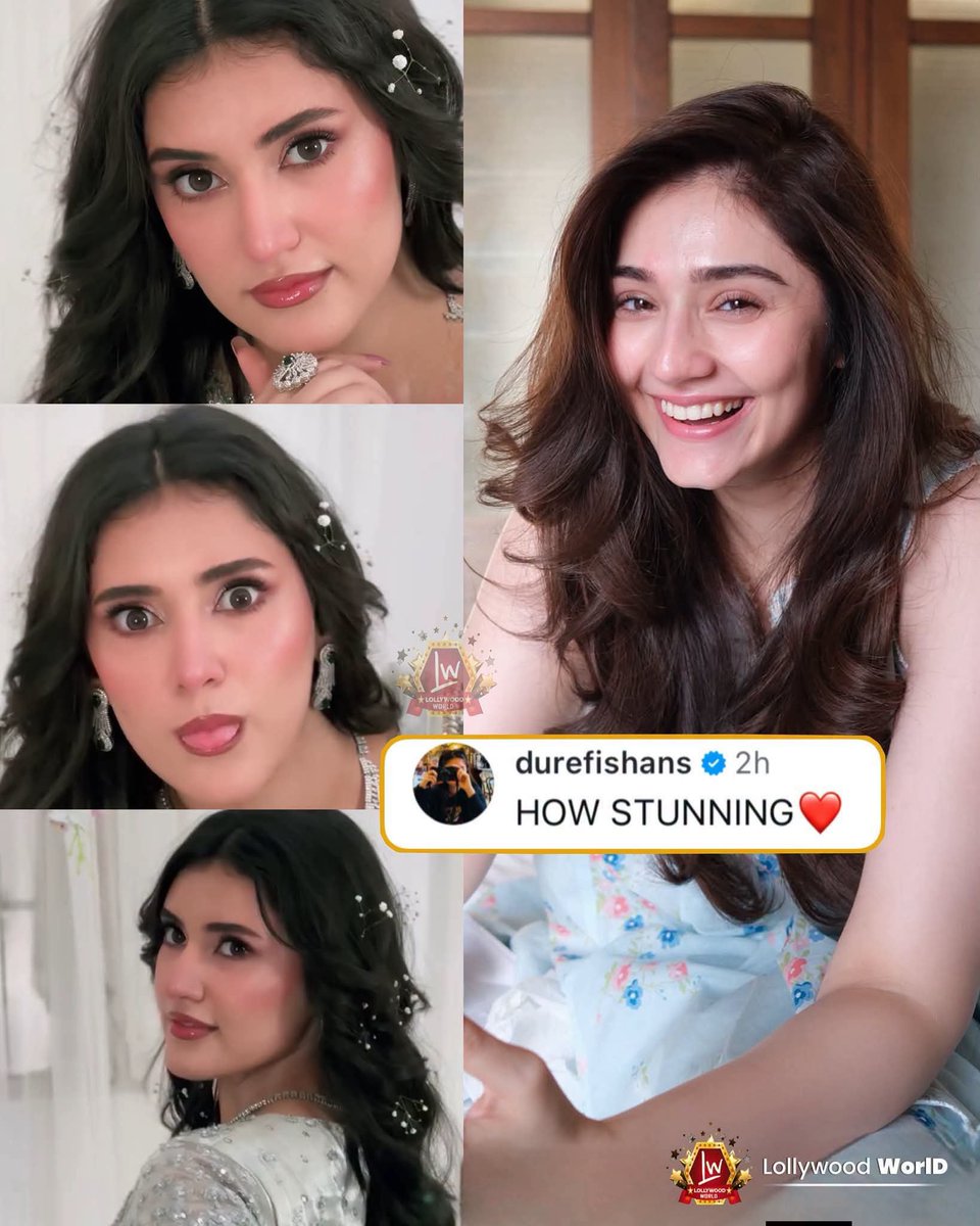 MuhammadUm54901's tweet photo. Sahar Hashmi’s new bridal shoot reel is breaking the internet.  
Even Dur-e-Fishan couldn’t help but compliment!  
Rate her look from 1-10 👇  

#PakistaniActress #SaharHashmi #DureFishan #Shaidai https://t.co/yp48FtcE82