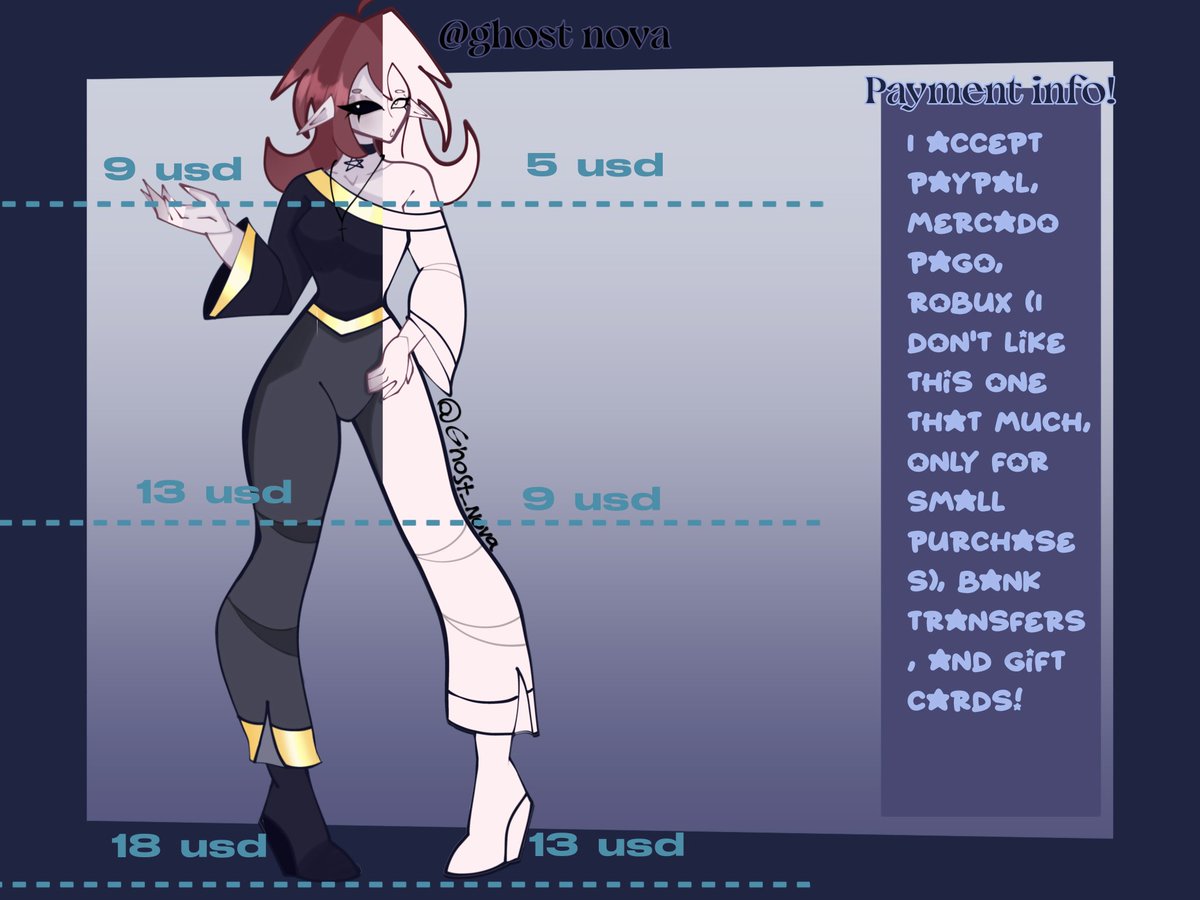 Ghost ☆ Nova || ♡ COMM OPEN ♡ tweet media