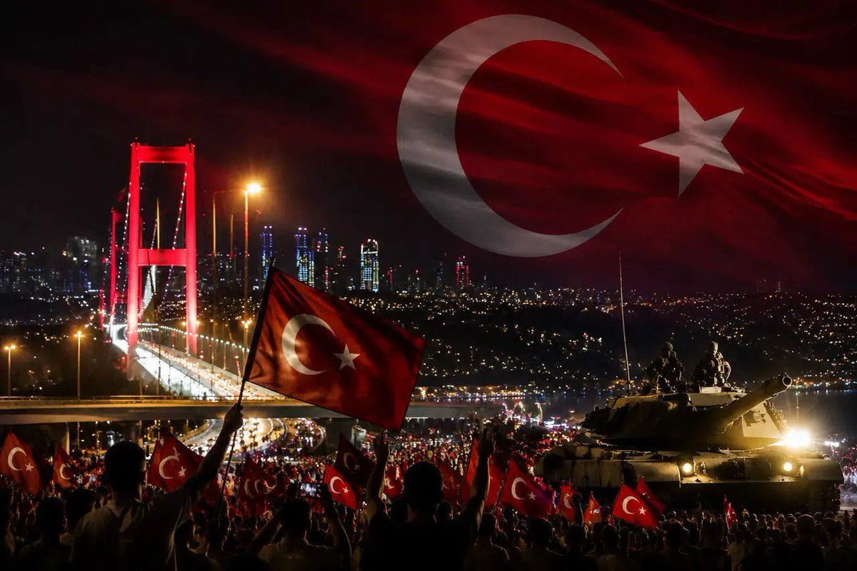 uzntshmz's tweet photo. 15 Temmuz hain darbe girişimini canı pahasına engelleyen tüm kahramanlarımızı Demokrasi ve Millî Birlik Günü’nde saygı, rahmet ve minnetle anıyorum 🇹🇷 https://t.co/M6PLhFveFq