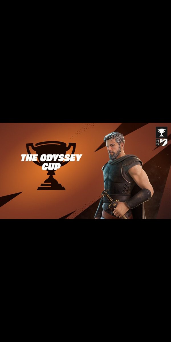 Joker_pudding85's tweet photo. Fortnite x The Odyssey Cup ‼️ https://t.co/bU66UkPb2m