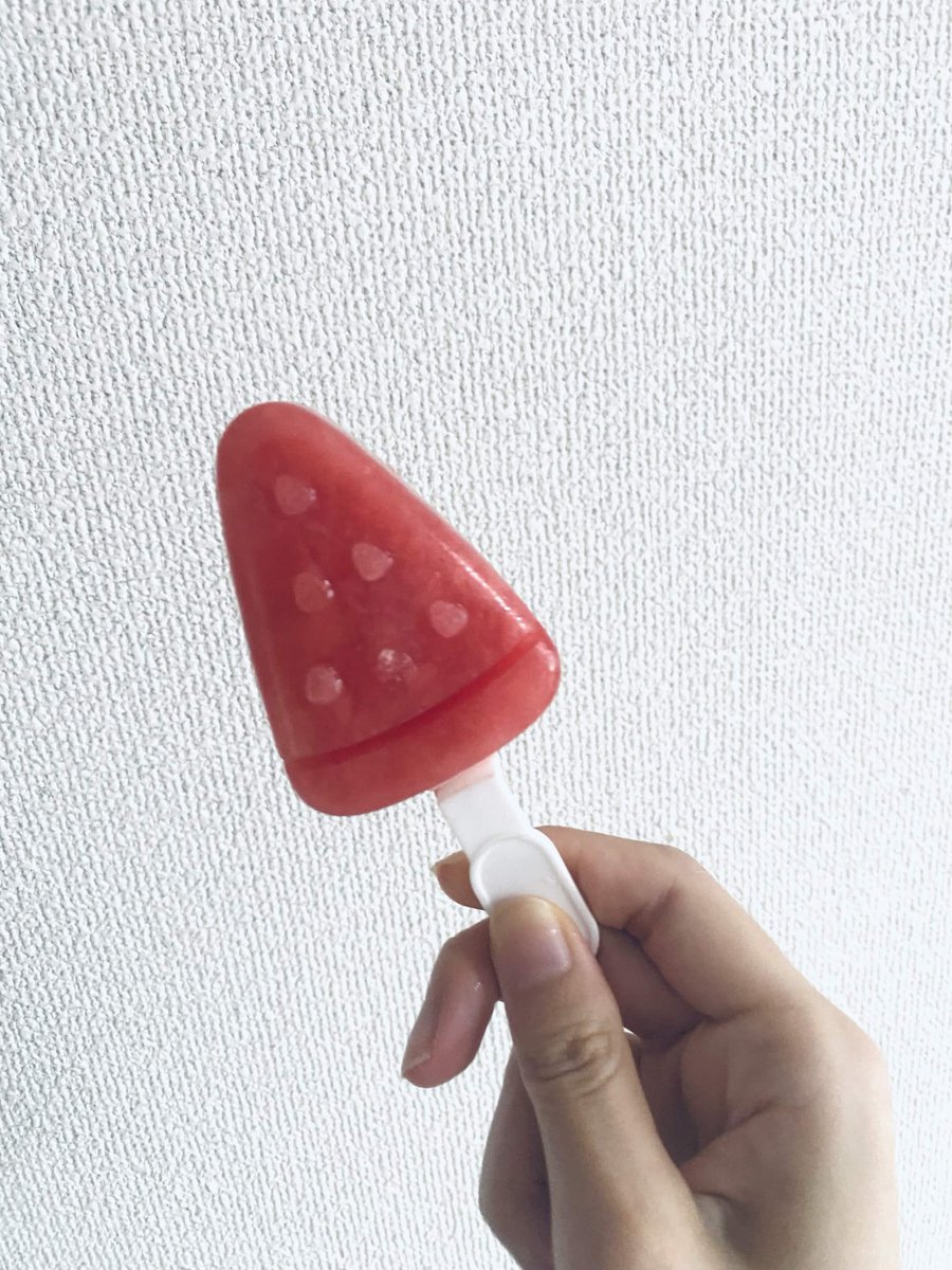 JJJ様　スイカアイス　ali スイカアイス作ったぁ🍉