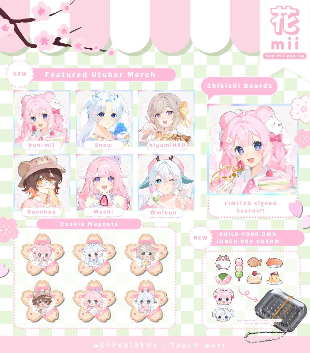 Mii 🌸💌➜ OFFKAI Table #A11 tweet media