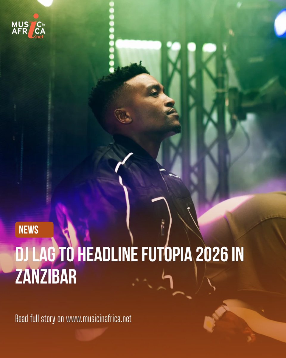 MusicInAfrica's tweet photo. South African gqom pioneer DJ Lag will headline the second edition of FuTopia in Zanzibar, Tanzania, on 8 and 9 August. https://t.co/A4LJMX16m3 https://t.co/DnhlQexIYz