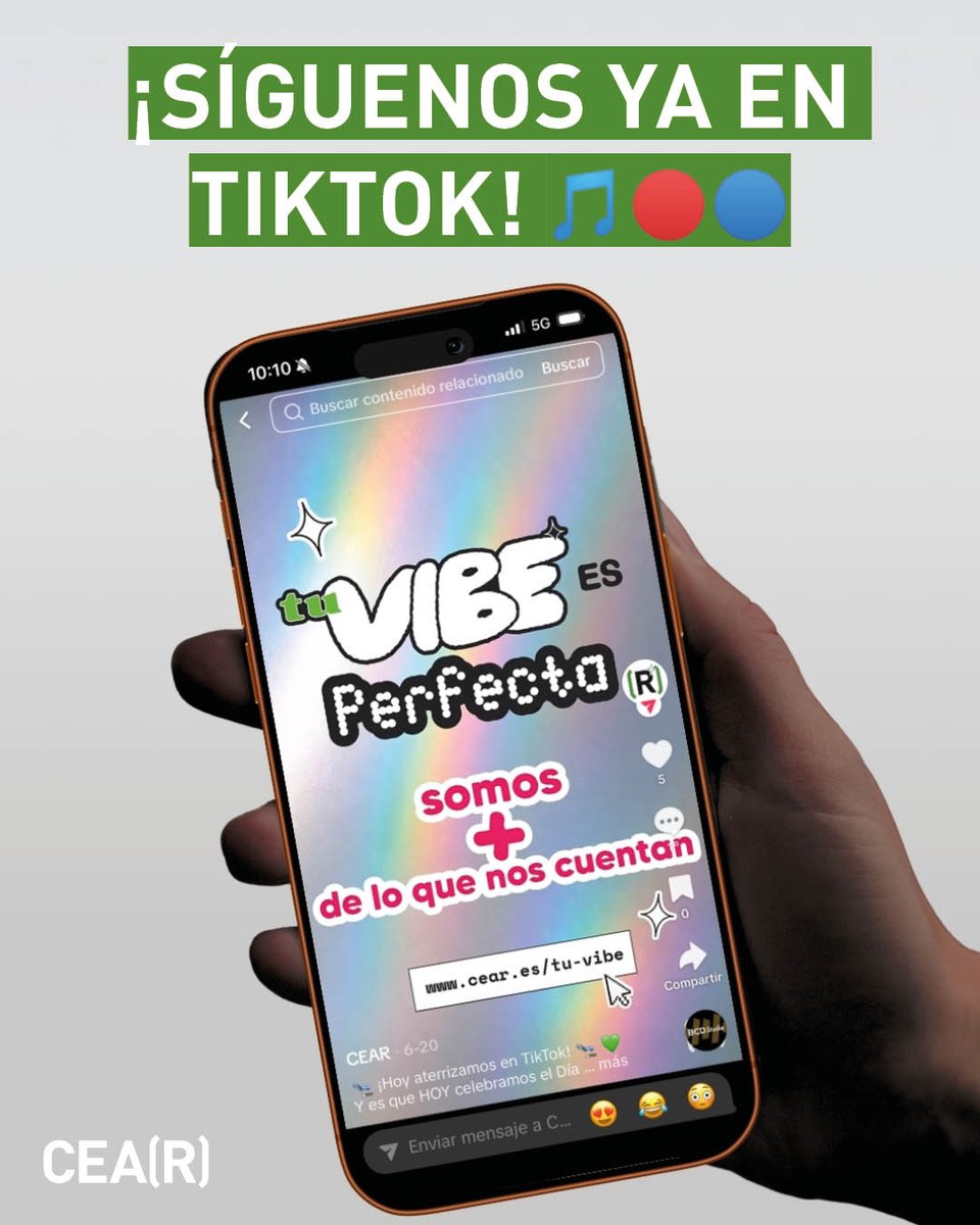 CEARefugio's tweet photo. Damos la nota en una nueva red social: ¡ya estamos en TikTok! 🎵🔴🔵

Síguenos 📲 @cearefugio https://t.co/HJLQF1onJ1